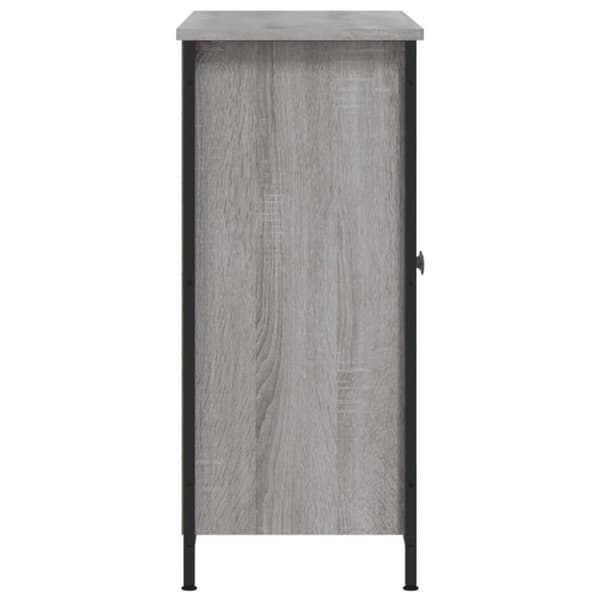 vidaXL Skjenk grå sonoma 100x33x75 cm konstruert tre