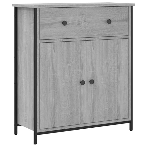 vidaXL Skjenk grå sonoma 70x30x80 cm konstruert tre