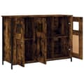 Miniatyrbilde 5 av 11: vidaXL Skjenk røkt eik 100x35x70 cm konstruert tre