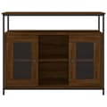 Pikkukuva 6 / 11: vidaXL Senkki ruskea tammi 100x35x80 cm tekninen puu