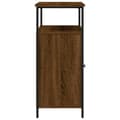 Pikkukuva 7 / 11: vidaXL Senkki ruskea tammi 100x35x80 cm tekninen puu