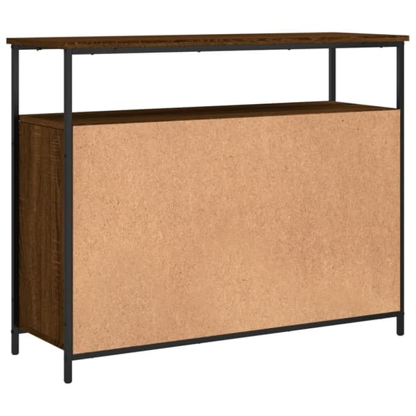 vidaXL Senkki ruskea tammi 100x35x80 cm tekninen puu