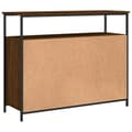 Pikkukuva 8 / 11: vidaXL Senkki ruskea tammi 100x35x80 cm tekninen puu