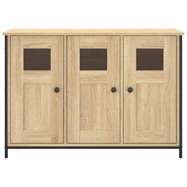 vidaXL skænk 100x35x70 cm konstrueret træ sonoma-eg