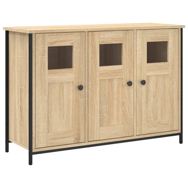 vidaXL skænk 100x35x70 cm konstrueret træ sonoma-eg