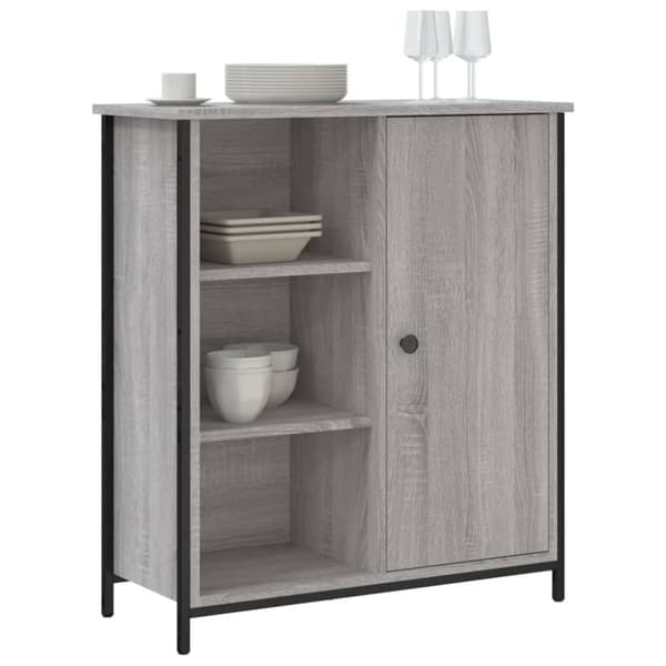 vidaXL Senkki harmaa Sonoma 70x30x80 cm tekninen puu