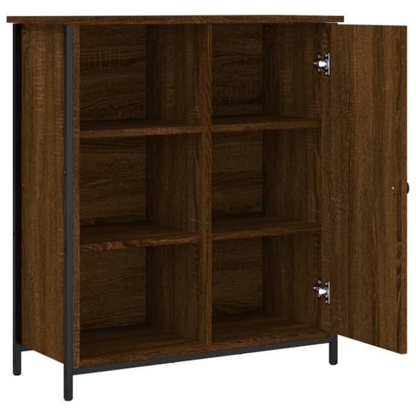 vidaXL skab 70x30x80 cm konstrueret træ brun egetræsfarve