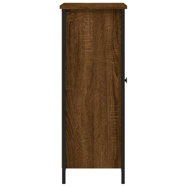 vidaXL skab 70x30x80 cm konstrueret træ brun egetræsfarve