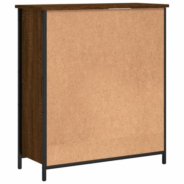 vidaXL skab 70x30x80 cm konstrueret træ brun egetræsfarve