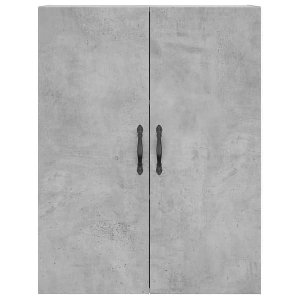vidaXL højskab 69,5x34x180 cm konstrueret træ betongrå