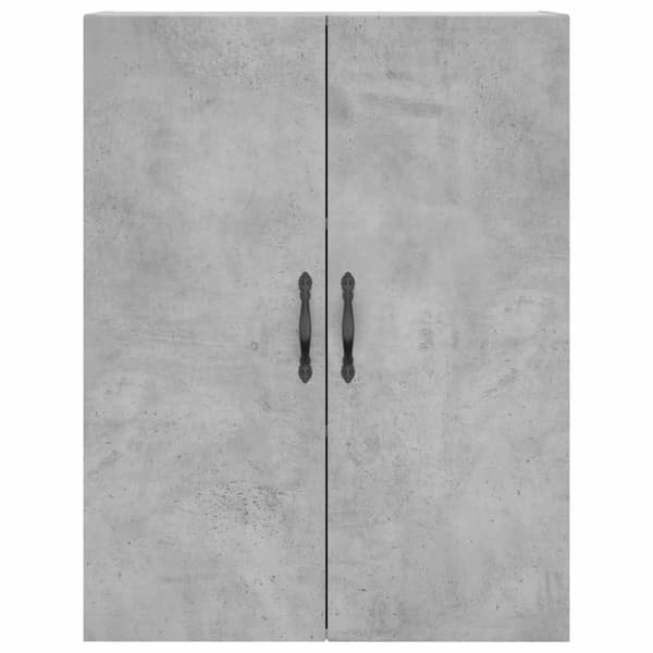 vidaXL højskab 69,5x34x180 cm konstrueret træ betongrå