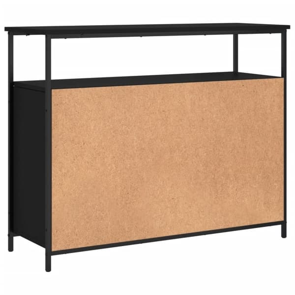 vidaXL Skänk svart 100x35x80 cm konstruerat trä