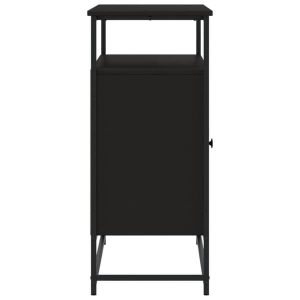vidaXL Senkki musta 100x35x80 cm tekninen puu