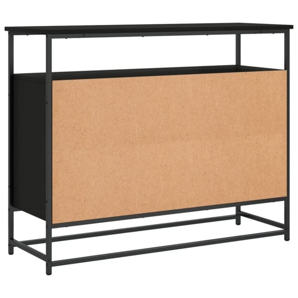 vidaXL Senkki musta 100x35x80 cm tekninen puu