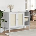 Pikkukuva 1 / 11: vidaXL Senkki SENJA rottinkityyli valkoinen 112x40x80 cm täysi mänty