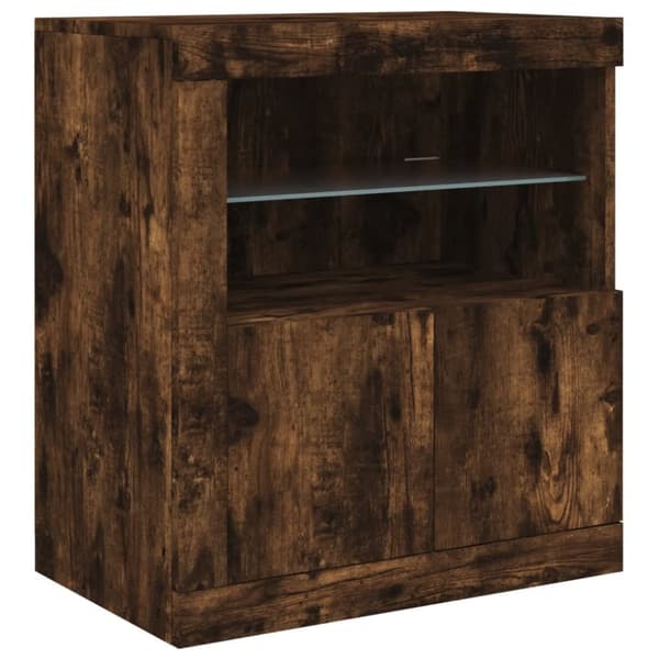 vidaXL Senkki LED-valoilla savutammi 162x37x67 cm