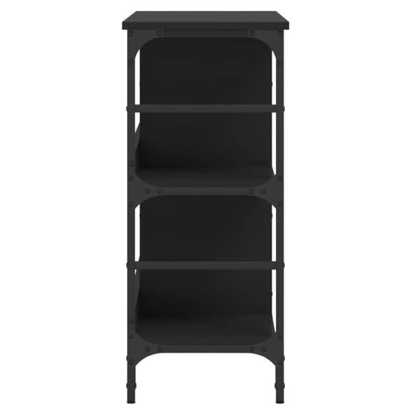vidaXL Senkki musta 102x32x73,5 cm tekninen puu