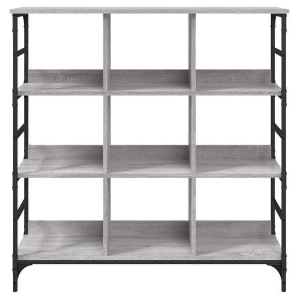 vidaXL skænk 102x32x103,5 cm konstrueret træ grå sonoma-eg