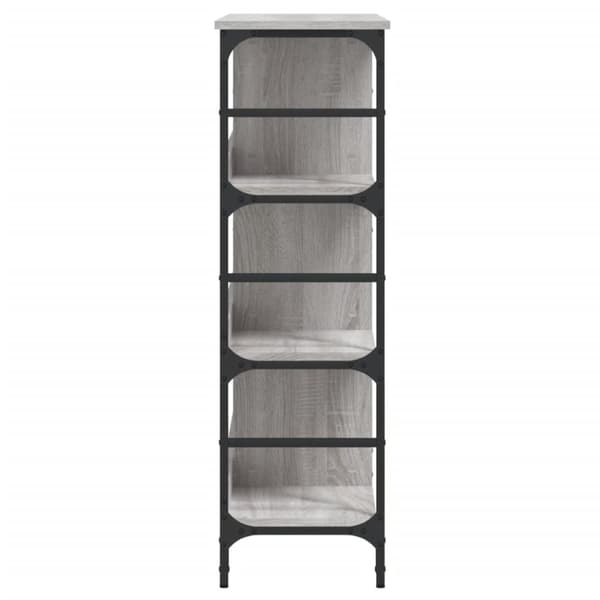 vidaXL Skjenk grå sonoma 102x32x103,5 cm konstruert tre
