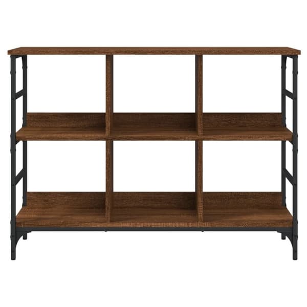 vidaXL Skänk brun ek 102x32x73,5 cm konstruerat trä