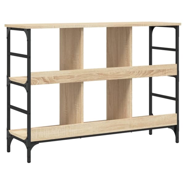 vidaXL skænk 102x32x73,5 cm konstrueret træ sonoma-eg