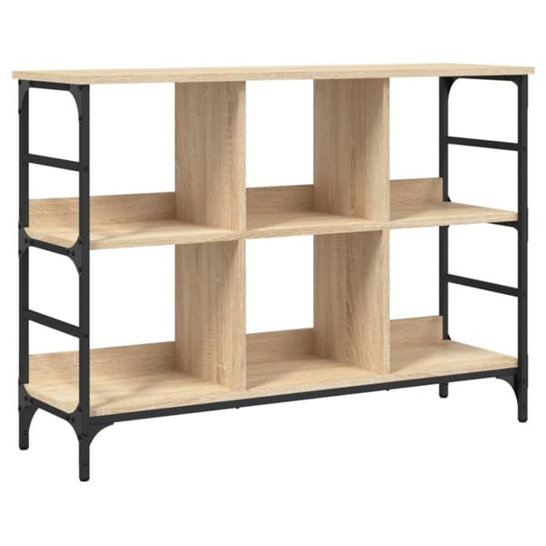 vidaXL skænk 102x32x73,5 cm konstrueret træ sonoma-eg