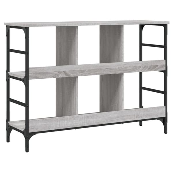 vidaXL skænk 102x32x73,5 cm konstrueret træ grå sonoma-eg
