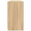Miniatyrbilde 7 av 11: vidaXL Skjenk med LED-lys sonoma eik 142,5x37x67 cm