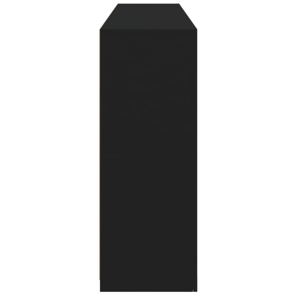 vidaXL Senkki LED-valoilla musta 162x37x100 cm