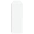 Miniatyrbilde 7 av 11: vidaXL Skjenk med LED-lys hvit 181,5x37x100 cm