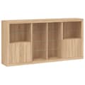 Miniatyrbillede 2 af 11: vidaXL skænk med LED-lys 202x37x100 cm sonoma-eg