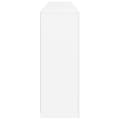 Miniatyrbilde 6 av 11: vidaXL Skjenk med LED-lys hvit 202x37x100 cm