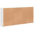 Miniatyrbilde 7 av 11: vidaXL Skjenk med LED-lys hvit 202x37x100 cm