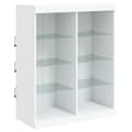 Miniatyrbilde 8 av 11: vidaXL Skjenk med LED-lys hvit 202x37x100 cm