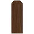 Miniatyrbilde 6 av 11: vidaXL Skjenk med LED-lys brun eik 202x37x100 cm