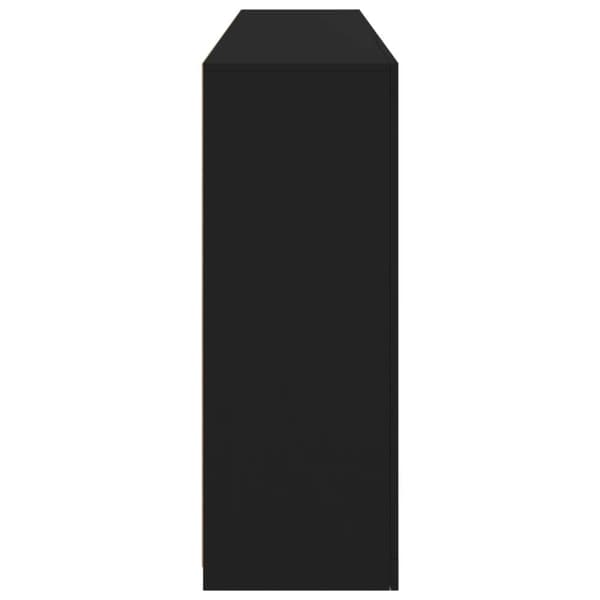 vidaXL Senkki LED-valoilla musta 181,5x37x100 cm