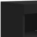 Pikkukuva 11 / 11: vidaXL Senkki LED-valoilla musta 181,5x37x100 cm