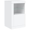 Miniatyrbillede 10 af 11: vidaXL skænk med LED-lys 164x37x67 cm hvid
