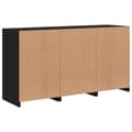 Pikkukuva 8 / 11: vidaXL Senkki LED-valoilla musta 123x37x67 cm