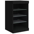 Pikkukuva 10 / 11: vidaXL Senkki LED-valoilla musta 123x37x67 cm