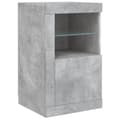 Pikkukuva 9 / 11: vidaXL Senkki LED-valoilla betoninharmaa 123x37x67 cm
