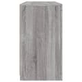 Pikkukuva 7 / 11: vidaXL Senkki LED-valoilla harmaa Sonoma 123x37x67 cm