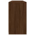 Miniatyrbilde 7 av 11: vidaXL Skjenk med LED-lys brun eik 163x37x67 cm