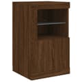 Miniatyrbilde 9 av 11: vidaXL Skjenk med LED-lys brun eik 163x37x67 cm