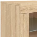 Pikkukuva 11 / 11: vidaXL Senkki LED-valoilla Sonoma-tammi 123x37x67 cm