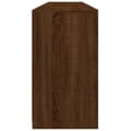 Miniatyrbilde 7 av 11: vidaXL Skjenk med LED-lys brun eik 181,5x37x67 cm