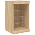 Pikkukuva 10 / 11: vidaXL Senkki LED-valoilla Sonoma-tammi 123x37x67 cm