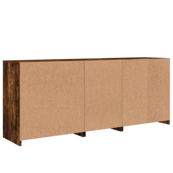 vidaXL Senkki LED-valoilla savutammi 181,5x37x67 cm