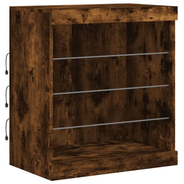 vidaXL Senkki LED-valoilla savutammi 181,5x37x67 cm