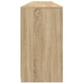 Miniatyrbilde 8 av 11: vidaXL Skjenk med LED-lys sonoma eik 202x37x67 cm
